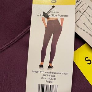 Skechers High Waisted Leggins with side pockets